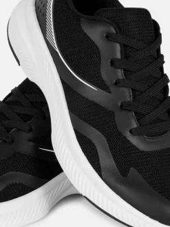 Sneakers|Primark Sportliche Sneaker Mit Schnürsenkeln Schwarz/Weiß