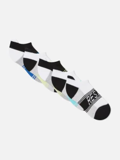 Socken|Primark Sportliche Sneakersocken Mit Slogan, 5er-Pack Multi