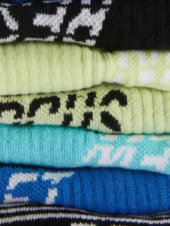 Socken|Primark Sportliche Sneakersocken Mit Slogan, 5er-Pack Multi