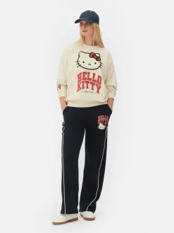 Hoodies Und Sweatshirts|Primark Sportliches „Hello Kitty“ Sweatshirt Mit Grafik Cremefarben