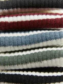 Socken|Primark Sportsöckchen Mit Streifen, 5er-Pack Ecrufarben