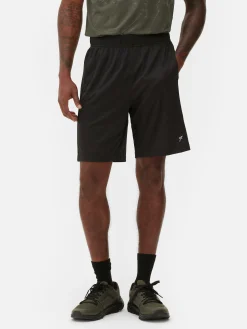 Shorts|Sportbekleidung|Primark Sport-Shorts Mit Netzeinsatz Schwarz