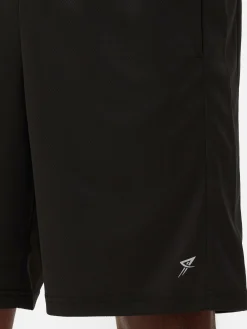 Shorts|Sportbekleidung|Primark Sport-Shorts Mit Netzeinsatz Schwarz
