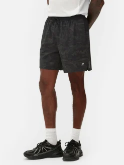 Shorts|Sportbekleidung|Primark Sportshorts Mit Reflektierendem Muster Anthrazitfarben