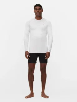 Sportbekleidung|Tops Und T-Shirts|Primark Sporttops Mit Langen Ärmeln, 2er-Pack Weiß