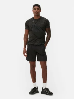 Sportbekleidung|Tops Und T-Shirts|Primark Sport-T-Shirt Mit Rundhalsausschnitt Schwarz/Weiß