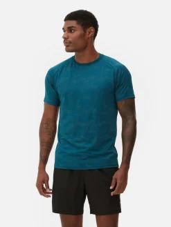 Sportbekleidung|Tops Und T-Shirts|Primark Sport-T-Shirt Mit Rundhalsausschnitt Blaugrün