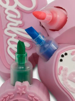 Buntstifte|Primark Stapelbare, Duftende „Barbie“ Highlighter, 4er-Pack Rosa