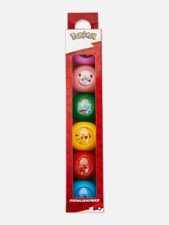 Buntstifte|Primark Stapelbare „Pokémon“ Textmarker, 6er-Pack Gelb