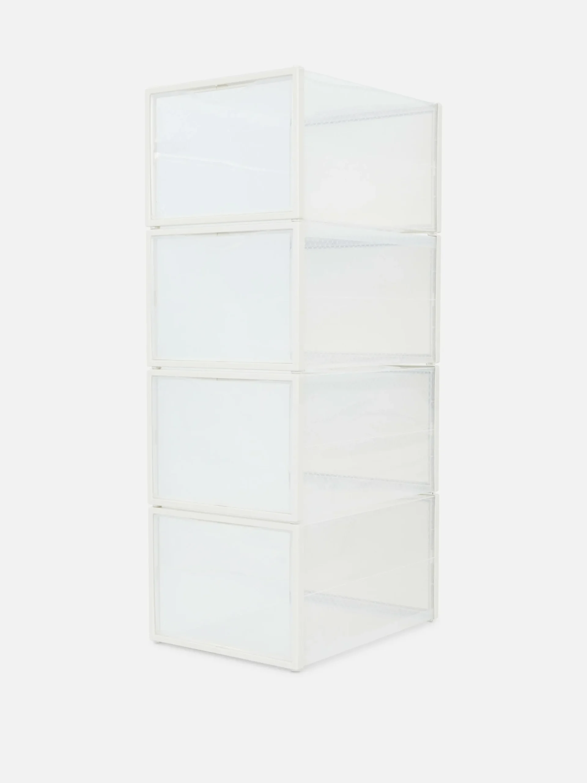 Aufbewahrungsboxen Und Körbe|Primark Stapelbare Schuhboxen, 4er-Pack Transparent