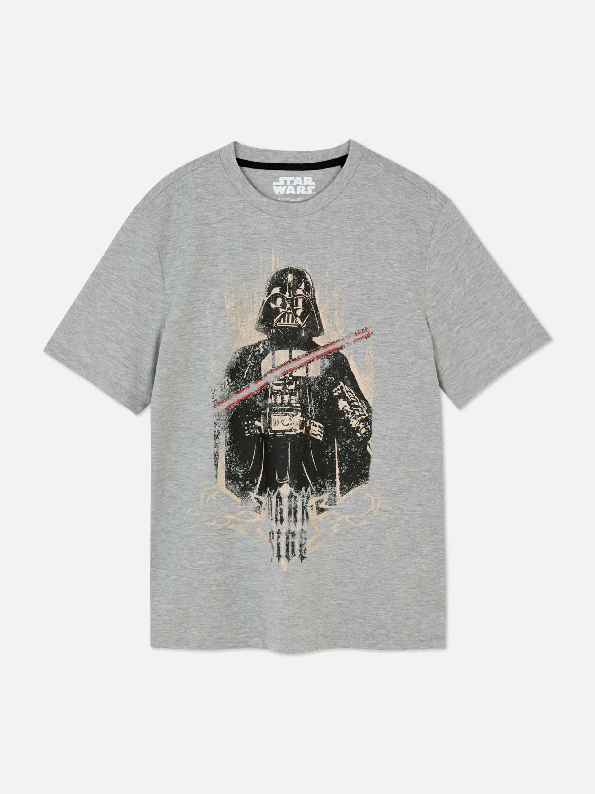 Tops Und T-Shirts|Primark „Star Wars Darth Vader“ T-Shirt Grau meliert