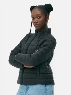 Jacken Und Mäntel|Primark Steppjacke Mit Trichterkragen Schwarz
