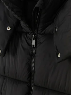 Jacken Und Mäntel|Primark Steppmantel Mit Kapuze Schwarz