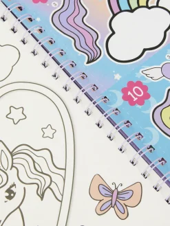 Basteln Und Handarbeiten|Primark Stickerbuch Mit Einhornmotiven Multi
