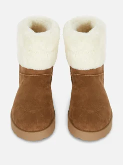 Stiefel|Primark Stiefel Mit Kunstpelzfutter Braun