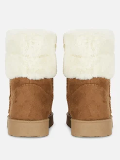 Stiefel|Primark Stiefel Mit Kunstpelzfutter Braun