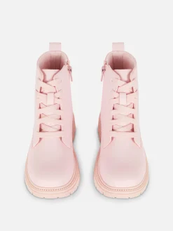 Stiefel Und Gummistiefel|Primark Stiefel Mit Reißverschluss Und Dicker Sohle Rosa