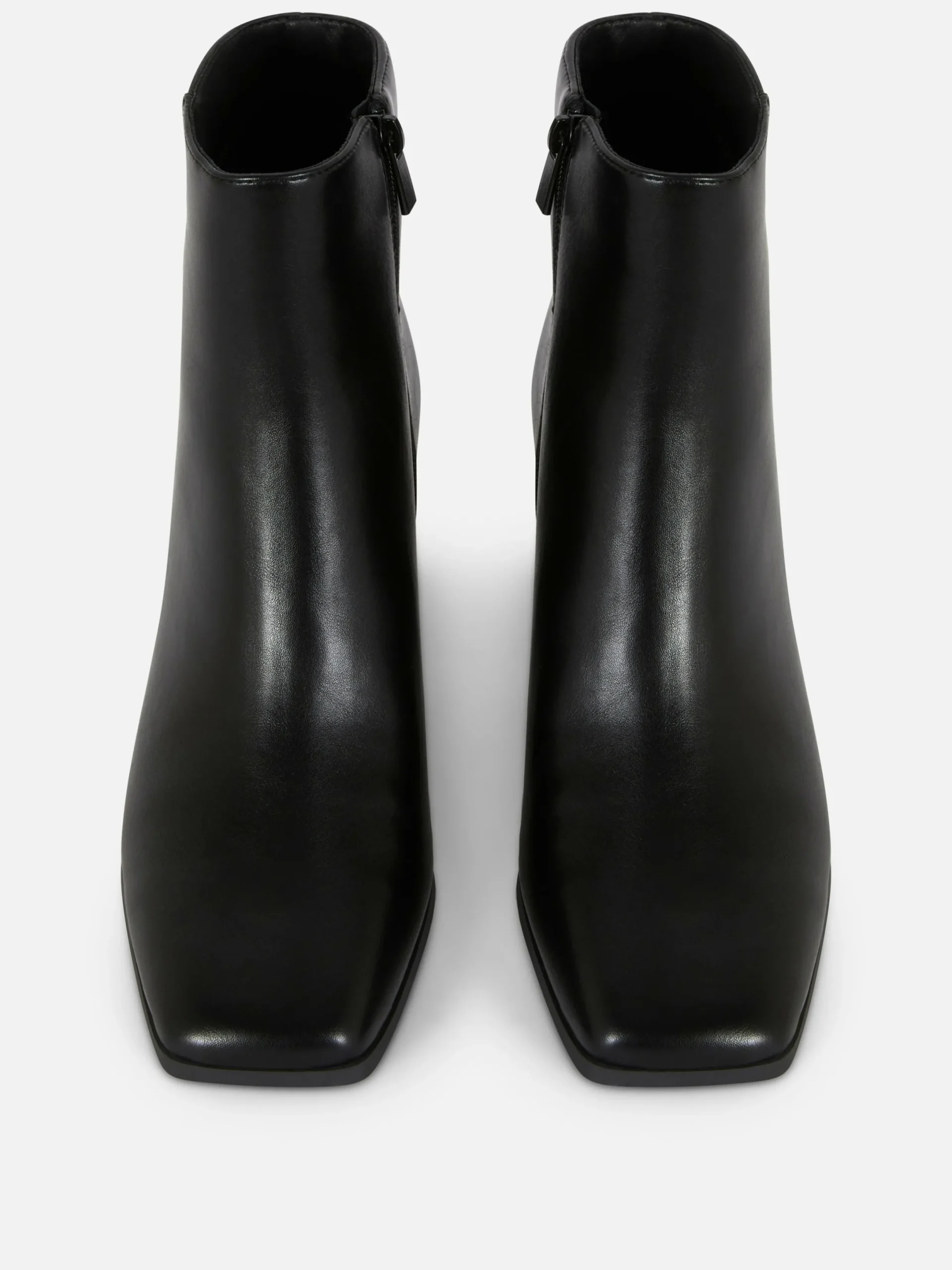 Stiefel|Primark Stiefeletten Mit Blockabsatz Schwarz