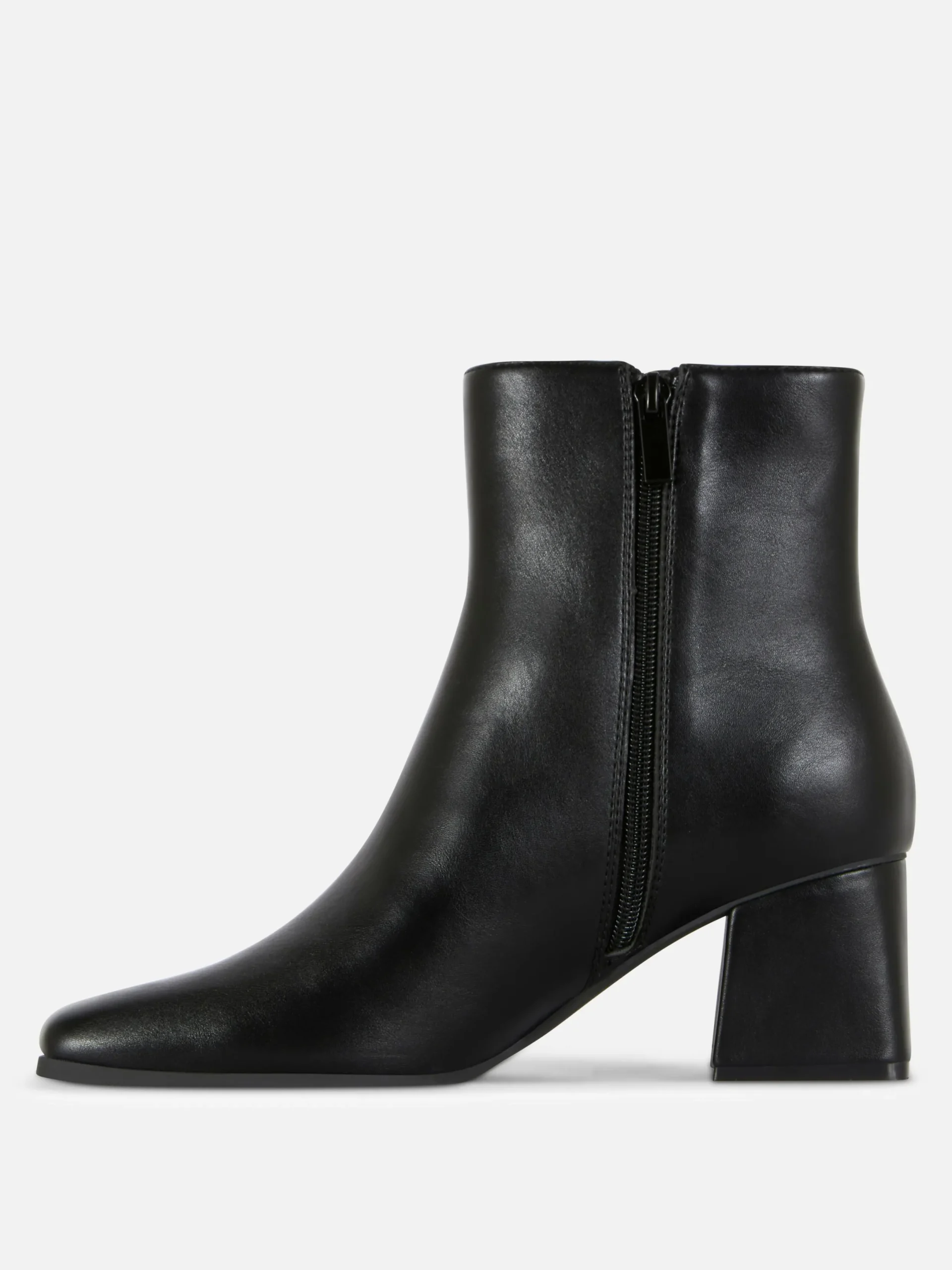Stiefel|Primark Stiefeletten Mit Blockabsatz Schwarz