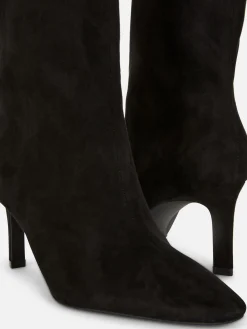 Stiefel|Primark Stiletto-Stiefel In Wildleder-Optik Schwarz