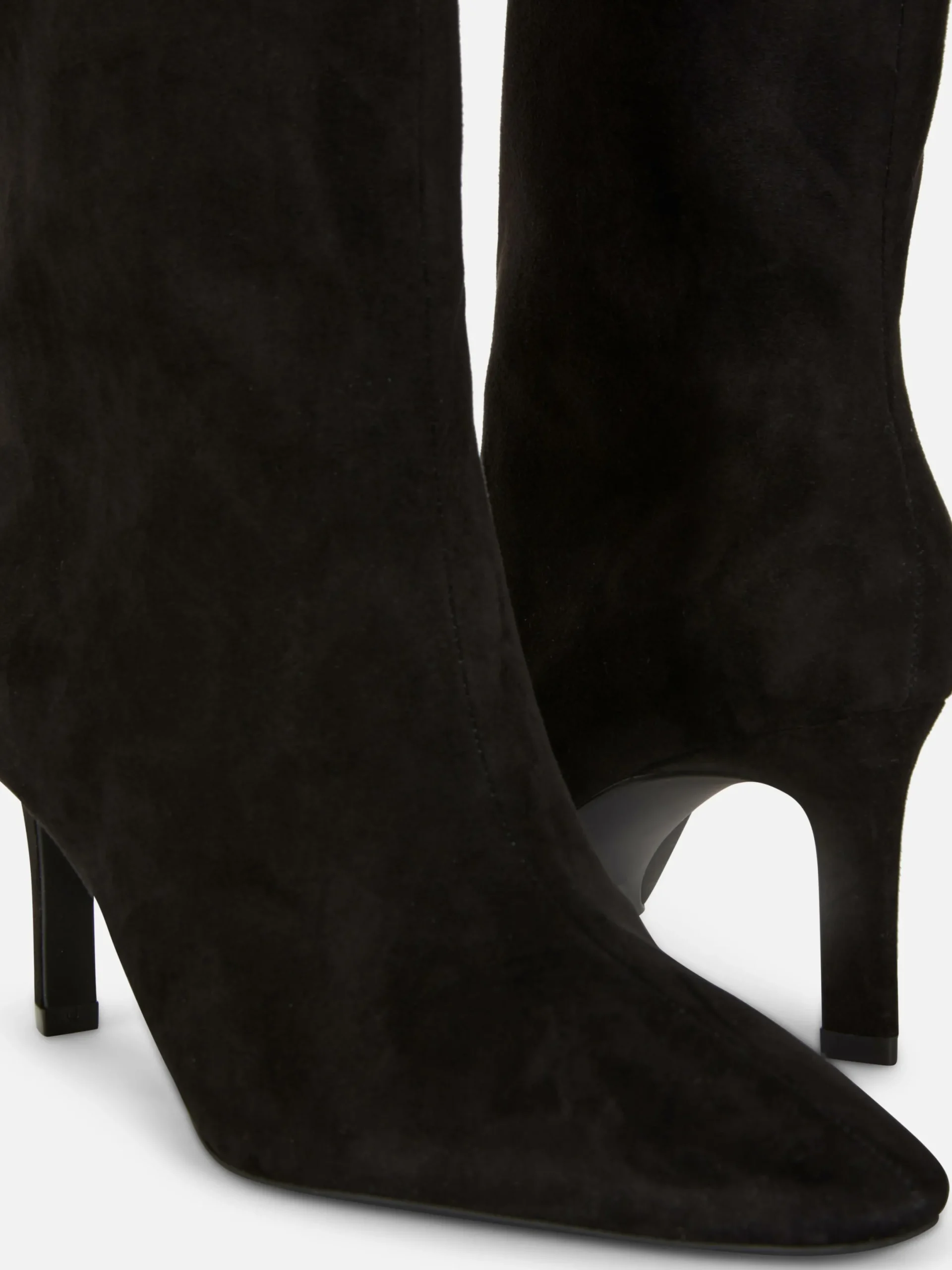 Stiefel|Primark Stiletto-Stiefel In Wildleder-Optik Schwarz
