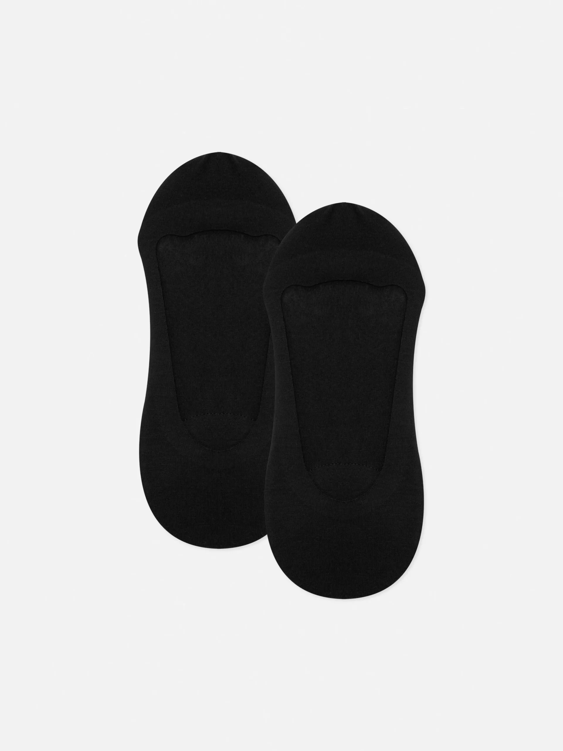 Socken|Primark Stoßdämpfende Füßlinge, 2er-Pack Schwarz