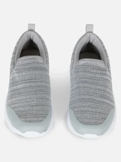 Sneakers|Primark Stoff-Slip-Ons Für Den Freizeitsport Grau