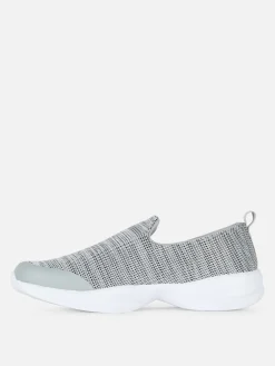 Sneakers|Primark Stoff-Slip-Ons Für Den Freizeitsport Grau