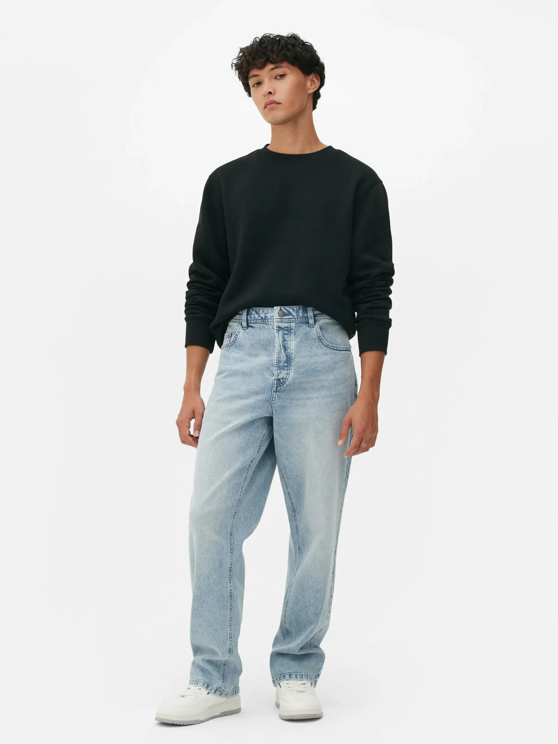 Jeans|Primark Straight Jeans Hellblau