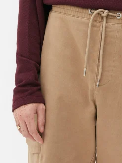 Hosen|Primark Stretch-Cargo-Jogginghose In Lockerer Passform Braun