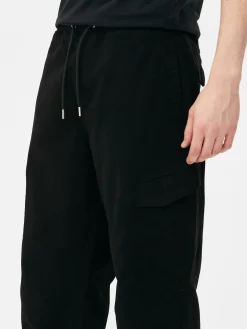Hosen|Primark Stretch-Cargo-Jogginghose In Lockerer Passform Schwarz