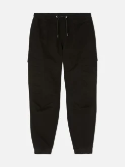 Hosen|Primark Stretch-Cargo-Jogginghose In Lockerer Passform Schwarz