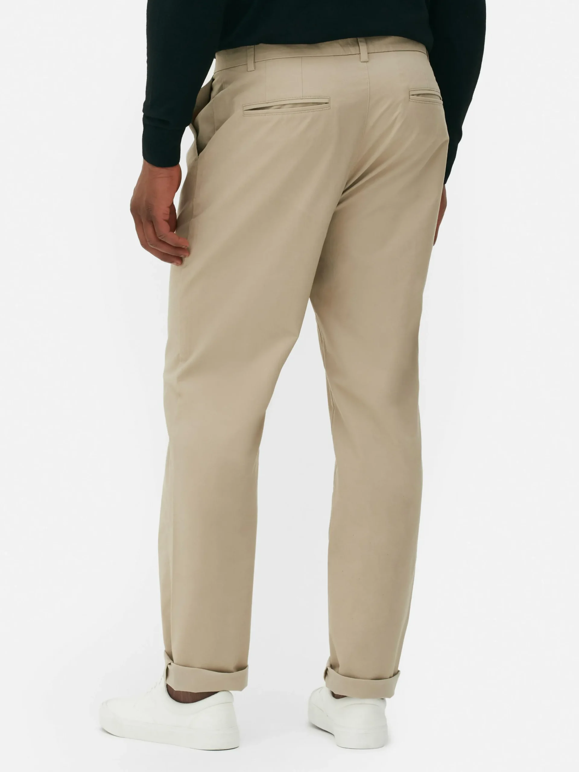 Hosen|Primark Stretch-Chinohose Mit Geradem Bein Steinfarben