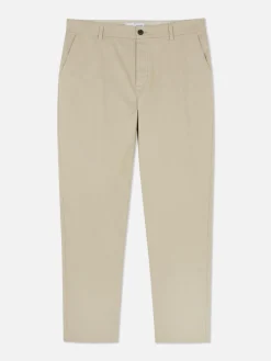 Hosen|Primark Stretch-Chinohose Mit Geradem Bein Steinfarben