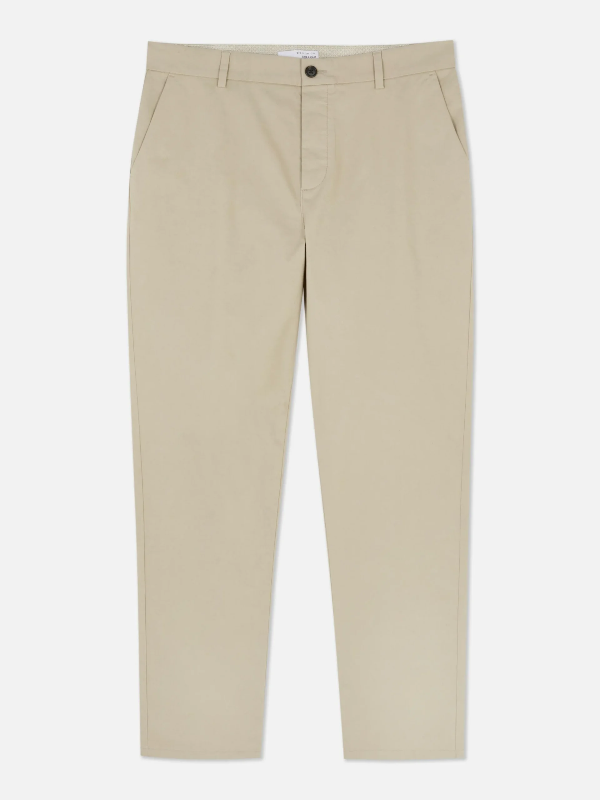 Hosen|Primark Stretch-Chinohose Mit Geradem Bein Steinfarben