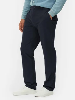 Hosen|Primark Stretch-Chinohose Mit Geradem Bein Marineblau