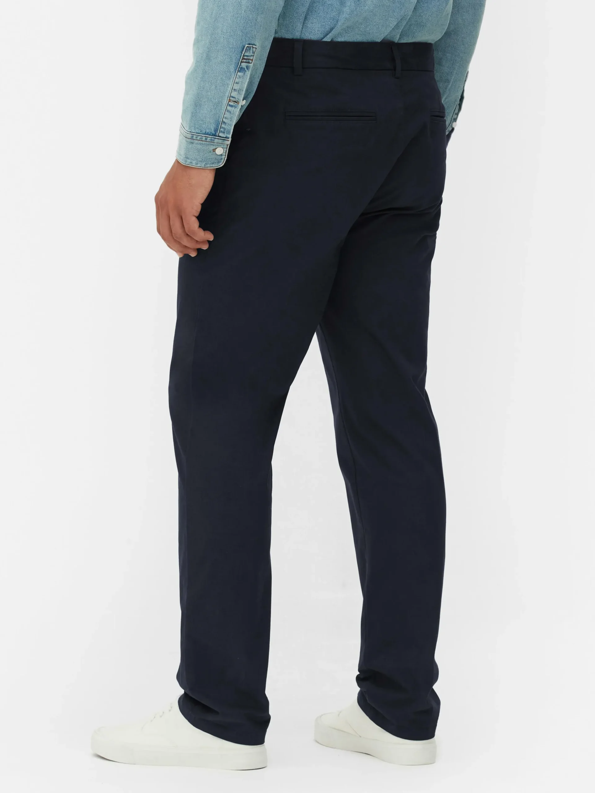 Hosen|Primark Stretch-Chinohose Mit Geradem Bein Marineblau