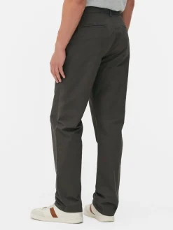 Hosen|Primark Stretch-Chinohose Mit Geradem Bein Anthrazitfarben