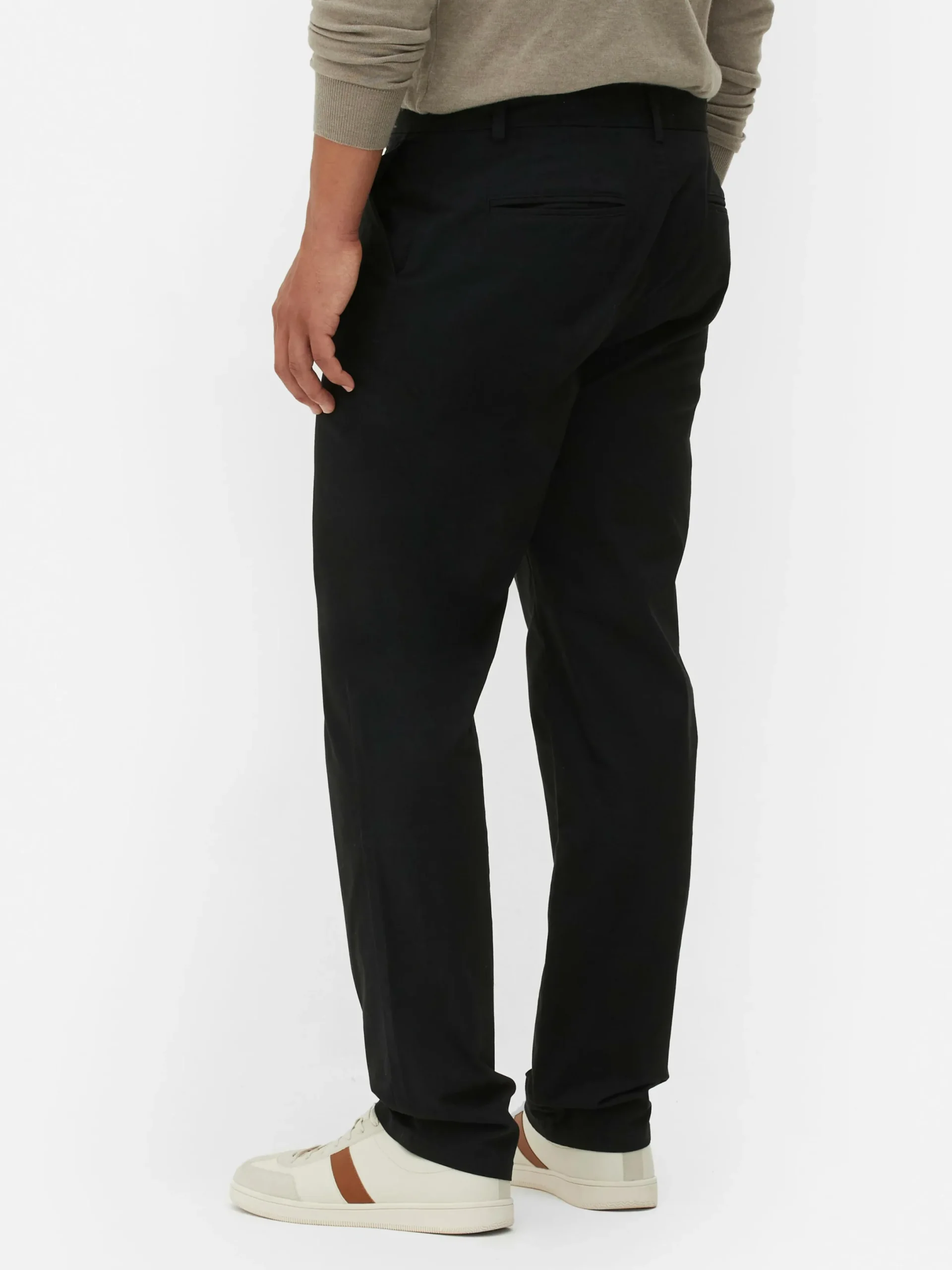 Hosen|Primark Stretch-Chinohose Mit Geradem Bein Schwarz