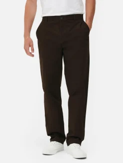 Hosen|Primark Stretch-Chinohose Mit Geradem Bein Braun