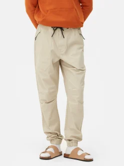 Hosen|Jogginghosen|Primark Stretch-Jogginghose In Lässiger Passform Steinfarben