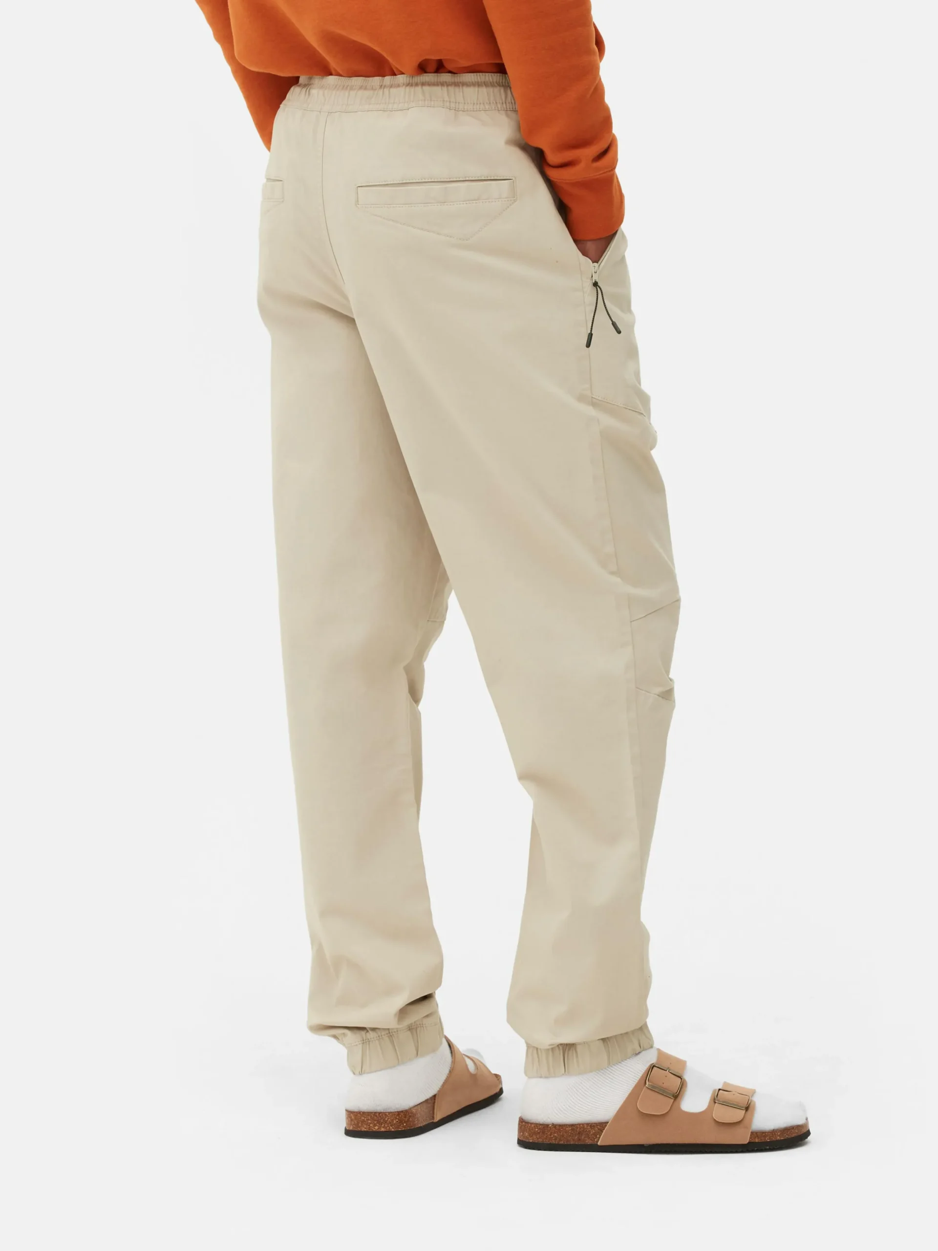 Hosen|Jogginghosen|Primark Stretch-Jogginghose In Lässiger Passform Steinfarben