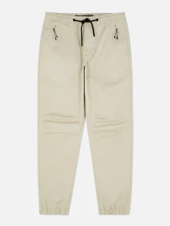 Hosen|Jogginghosen|Primark Stretch-Jogginghose In Lässiger Passform Steinfarben