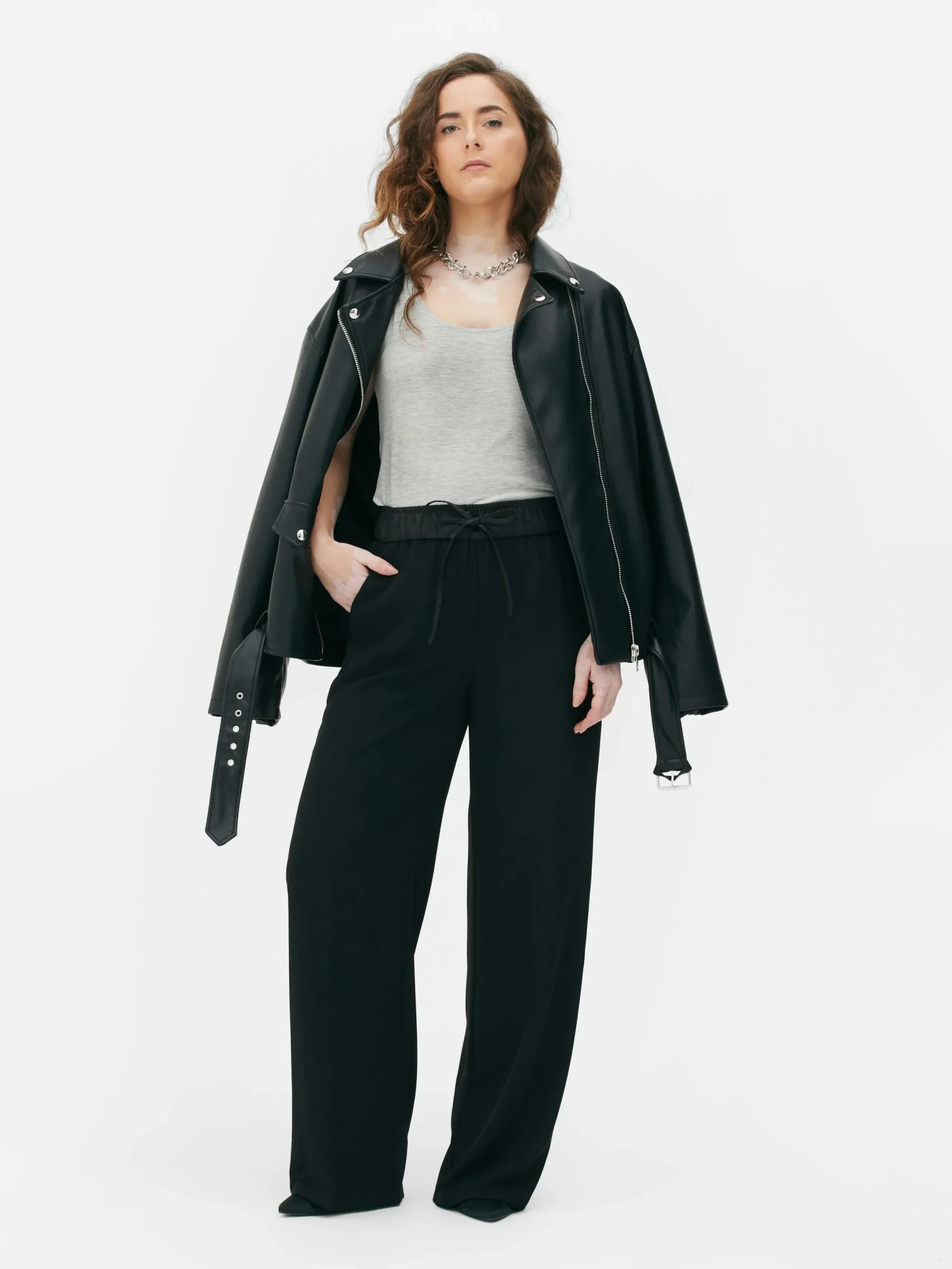 Tops Und T-Shirts|Primark Stretch-Tanktop Mit U-Ausschnitt Grau meliert