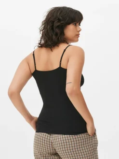 Tops Und T-Shirts|Primark Stretch-Trägertop Schwarz