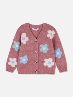 Pullover Und Cardigans|Primark Strickcardigan Mit Blumenmuster Rosa