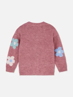 Pullover Und Cardigans|Primark Strickcardigan Mit Blumenmuster Rosa