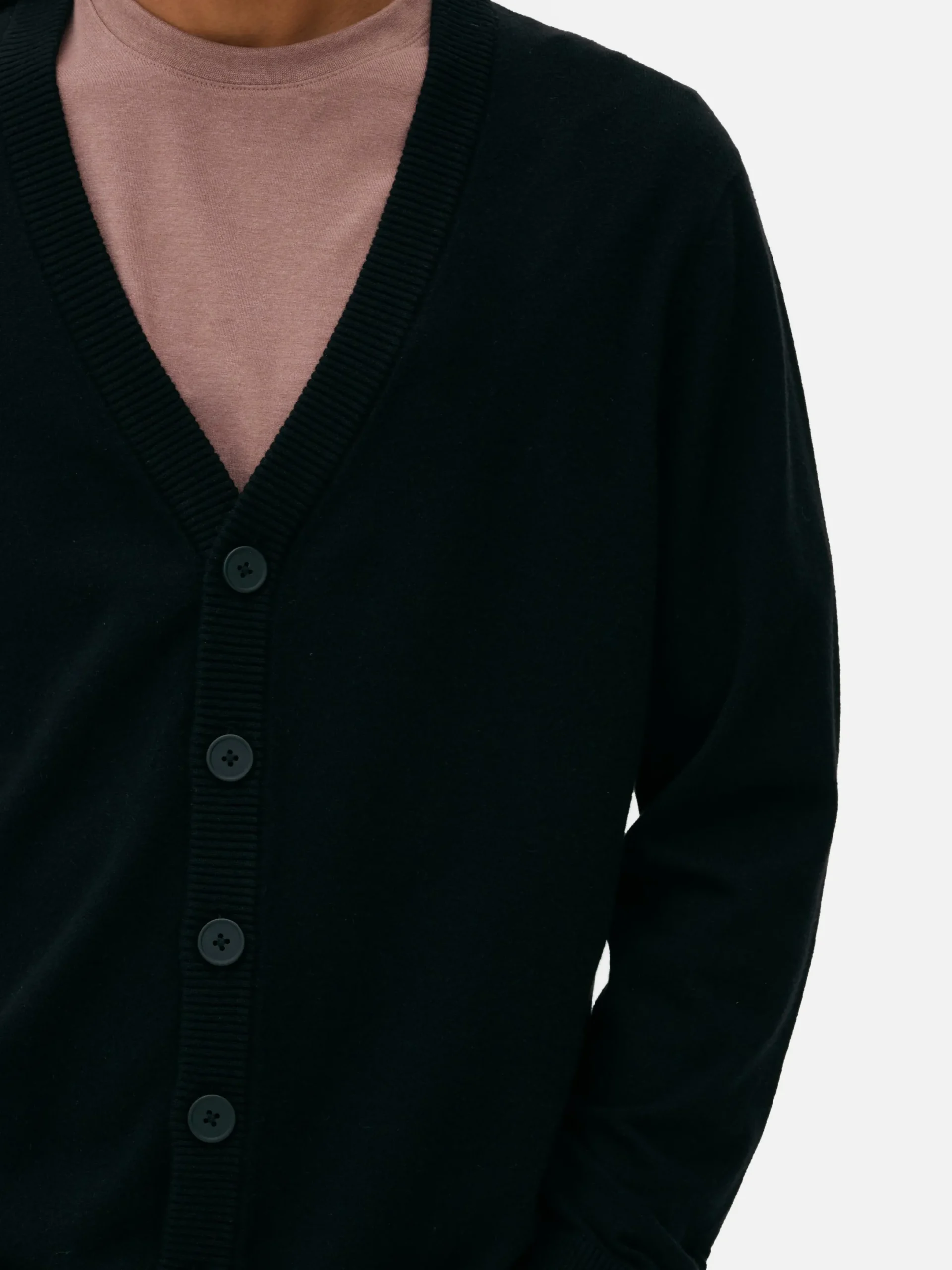 Pullover Und Cardigans|Primark Strickjacke Mit Großen Knöpfen Schwarz