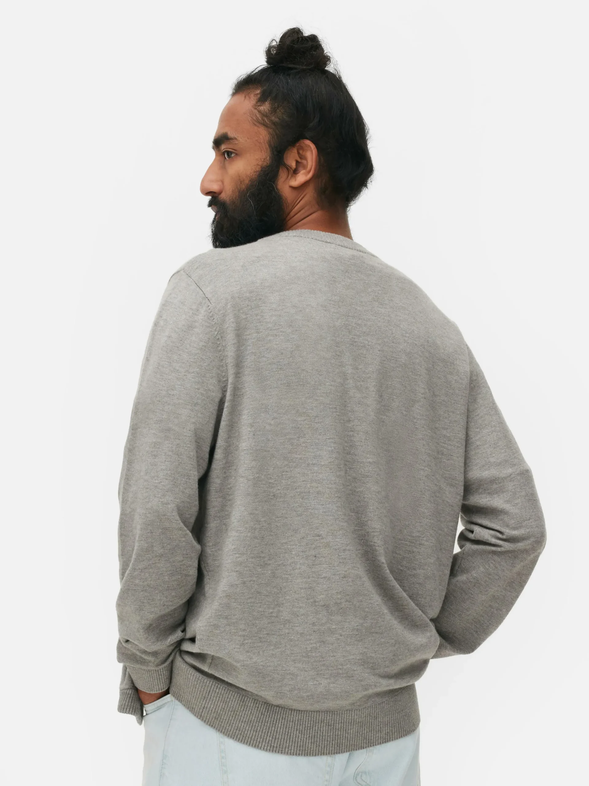 Pullover Und Cardigans|Primark Strickjacke Mit Großen Knöpfen Grau