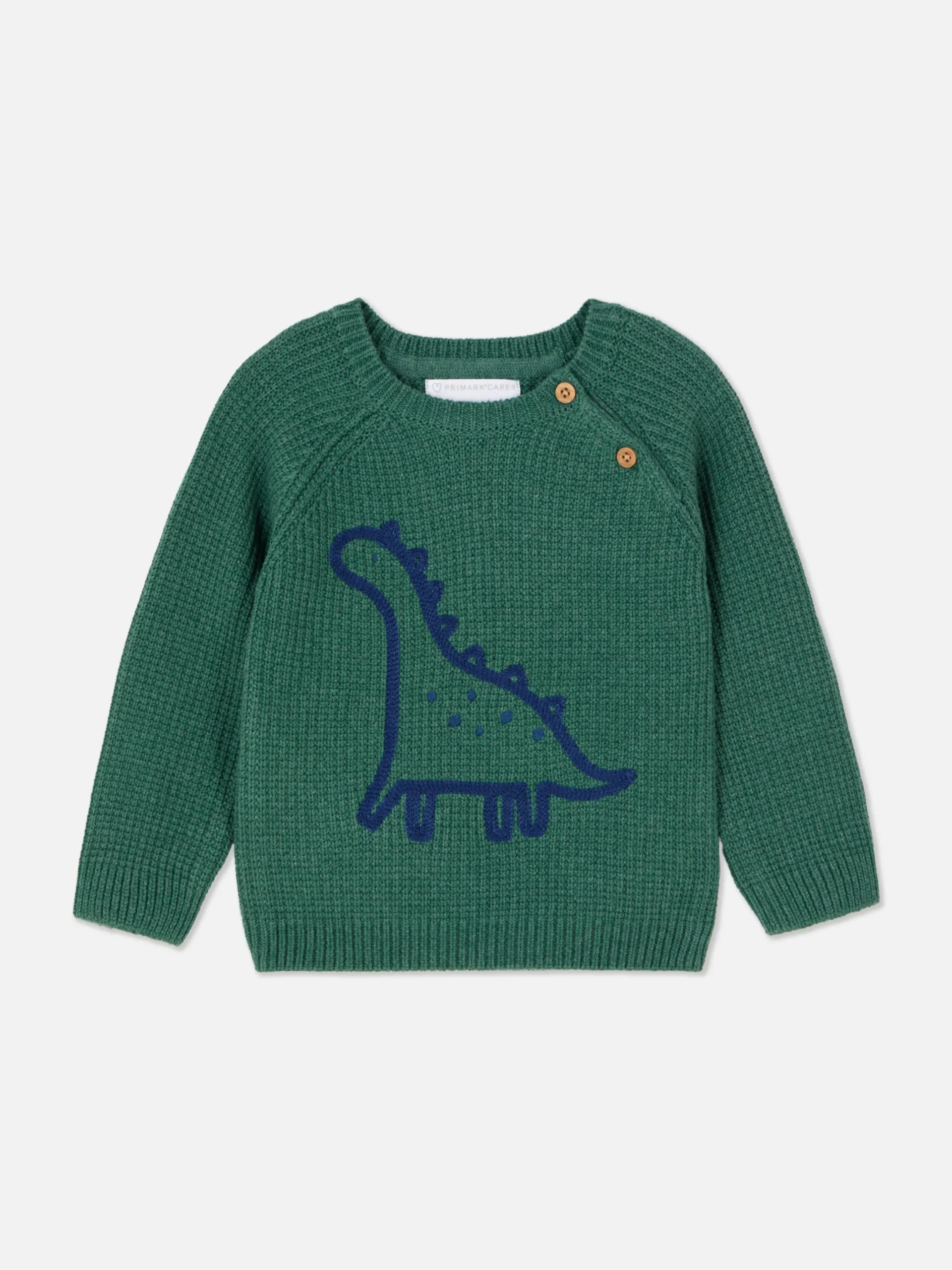 Pullover Und Cardigans|Primark Strickpullover Mit Dinosaurier-Design Grün